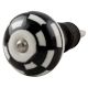 Black And White Ceramic Floral Wine Stopper 